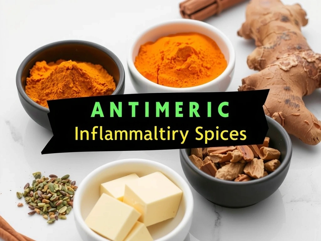 Mélange d'épices anti-inflammatoires pour cuisine saine