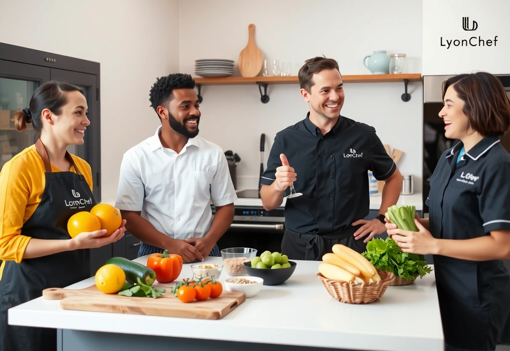 Équipe de Lyonchefcz prête à aider les clients