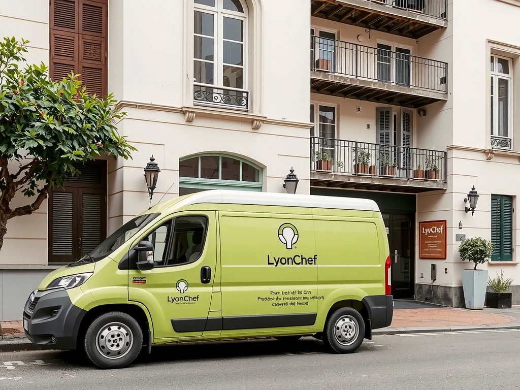 Véhicule de livraison écologique de Lyonchefcz