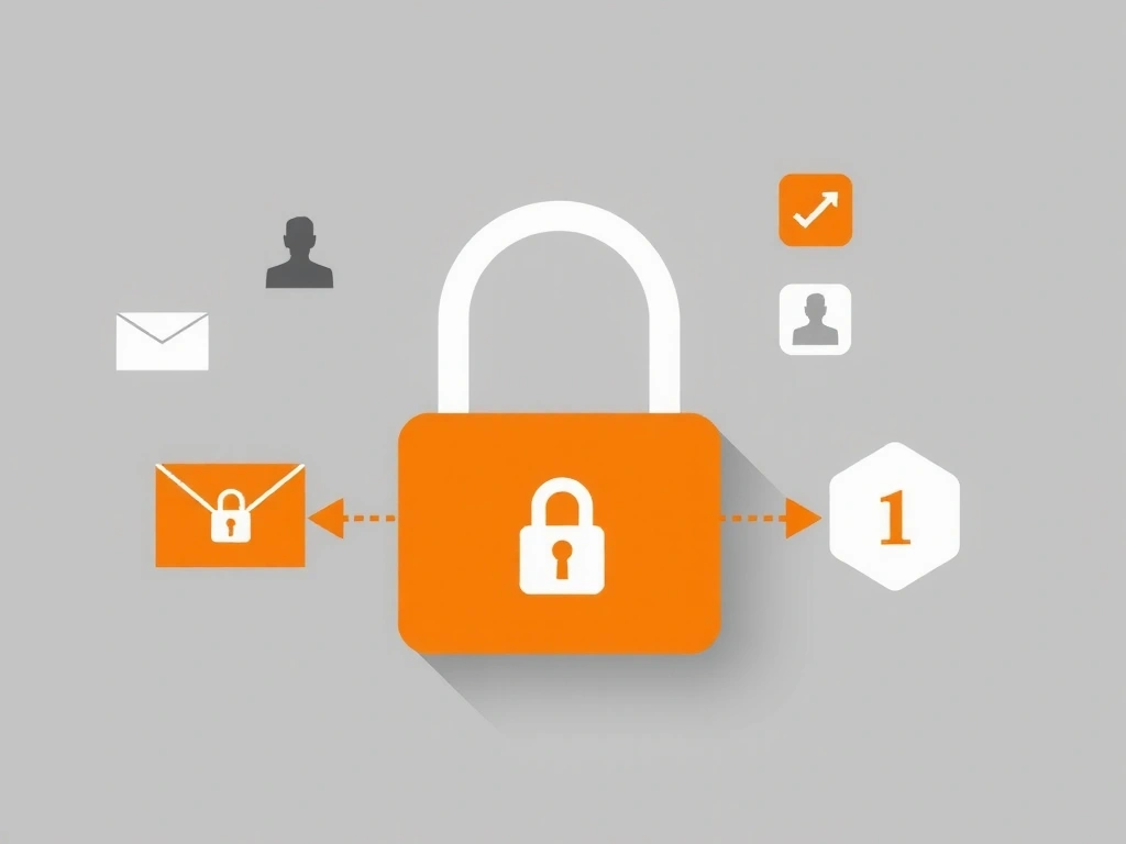 Illustration de la transmission sécurisée des données