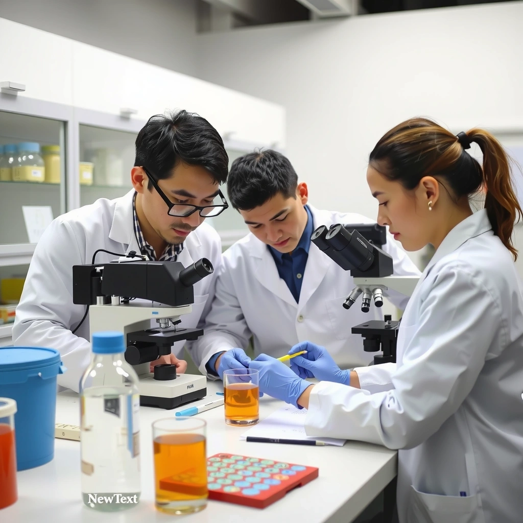 Équipe qualité de Lyonchefcz effectuant des tests en laboratoire