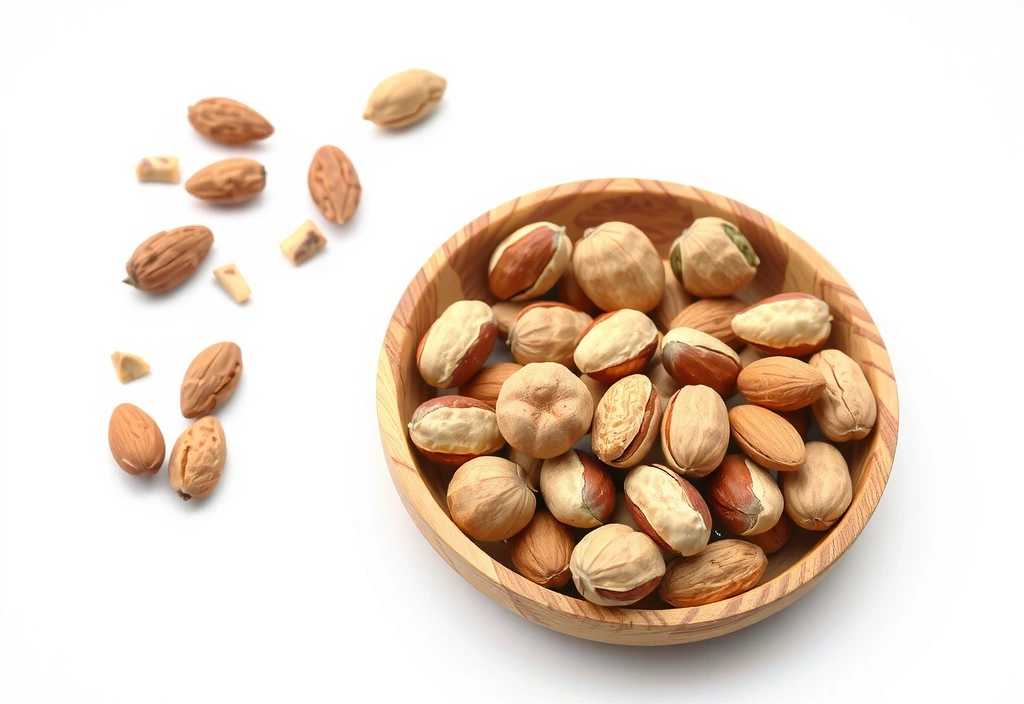 Amandes et noix pour des vitamines E et minéraux